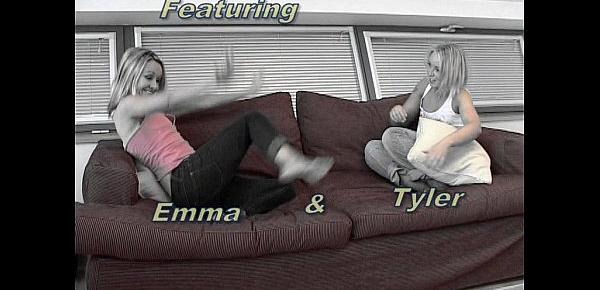  Emma & Tyler play Strip Tickle